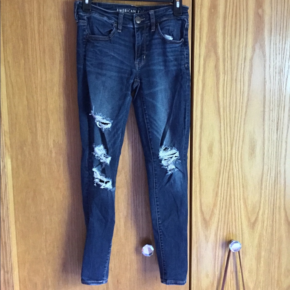 Dark Wash American Eagle Jeggings!